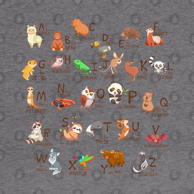 Alphabet Animals by machmigo